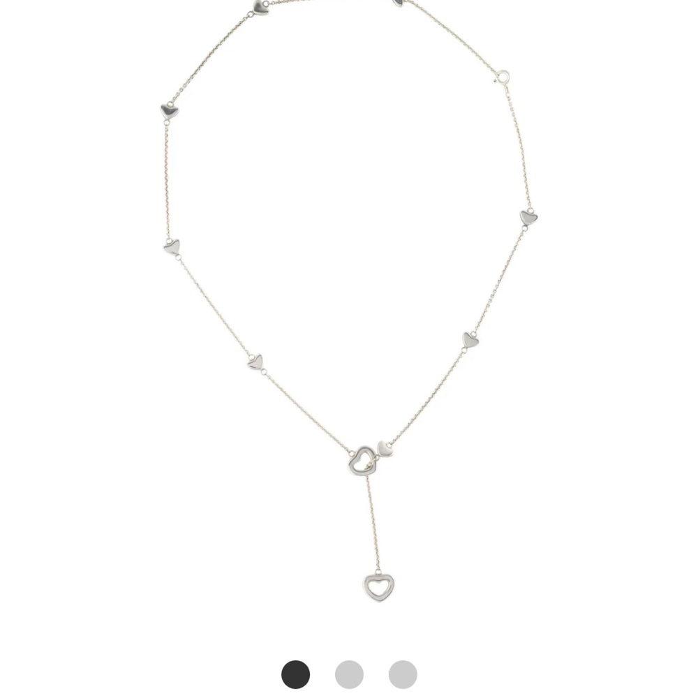 Tiffany heart lariat necklace